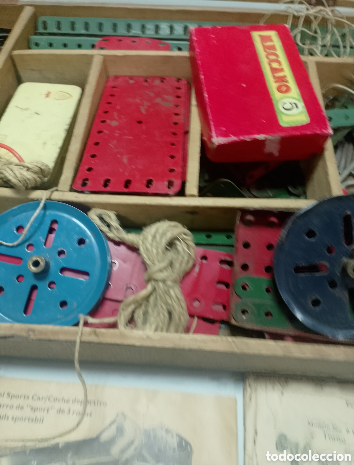 Juegos construcci&oacute;n - Meccano: Lote antiguo meccano - Foto 17