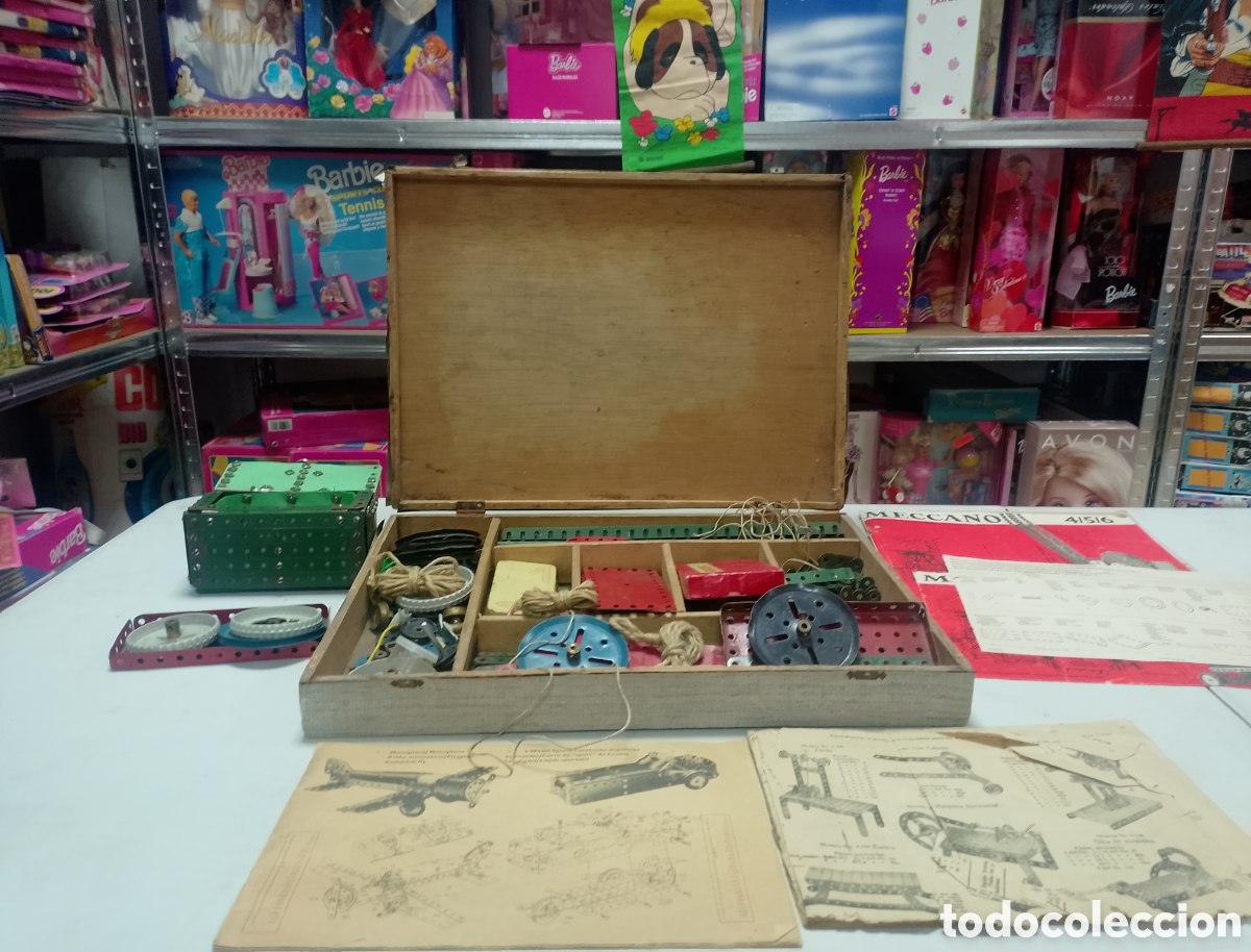 Juegos construcci&oacute;n - Meccano: Lote antiguo meccano
