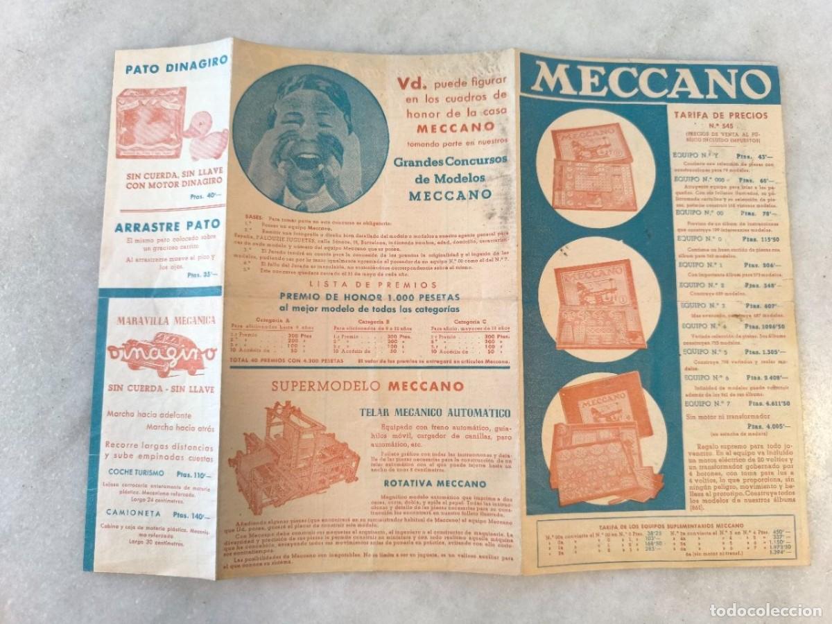 Juegos construcci&oacute;n - Meccano: CATALOGO MECCANO TARIFA DE PRECIOS N&ordm; 540 L1