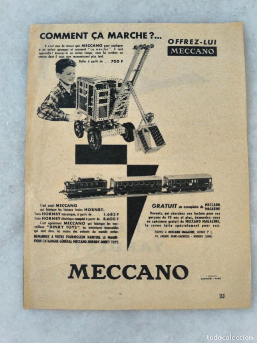 Juegos construcci&oacute;n - Meccano: PUBLICIDAD MECCANO COMMENT &Ccedil;A MARCHE? FRANCIA
