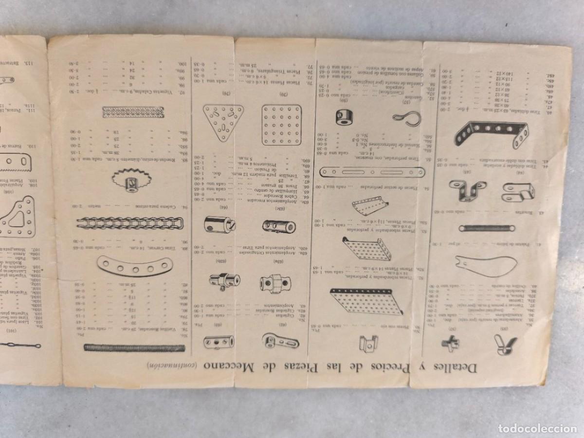 Juegos construcci&oacute;n - Meccano: TARIFA PRECIOS MECCANO PIEZAS L1