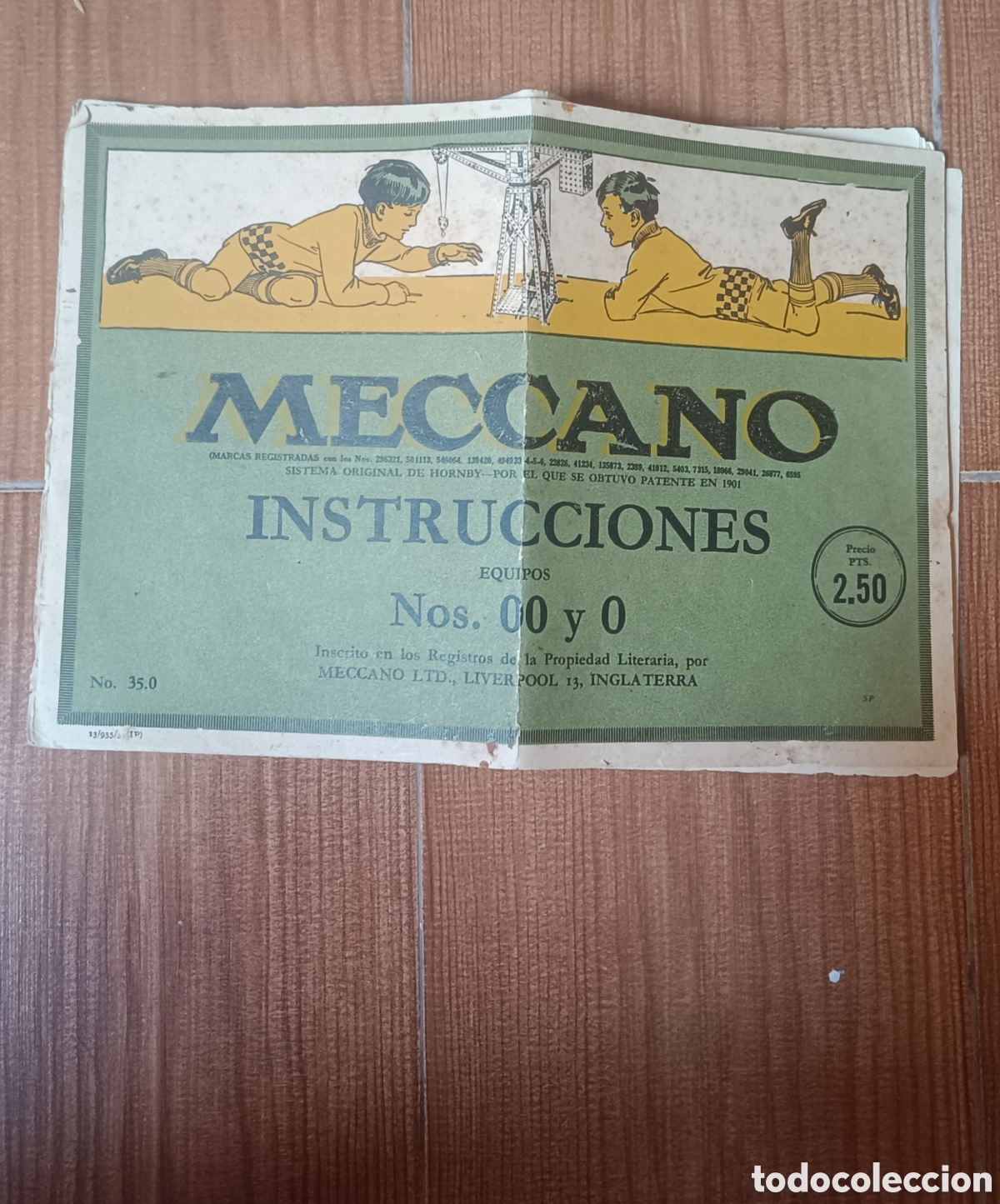 Juegos construcci&oacute;n - Meccano: Meccano instrucciones equipos 00 y 0 N&deg; 35