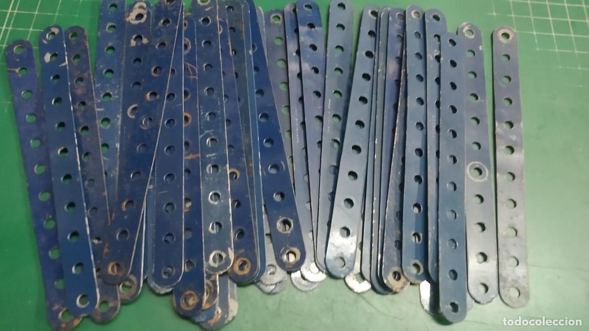 Juegos construcci&oacute;n - Meccano: Meccano. 40 Tiras planas 11 agujeros. Parte n&ordm;2.