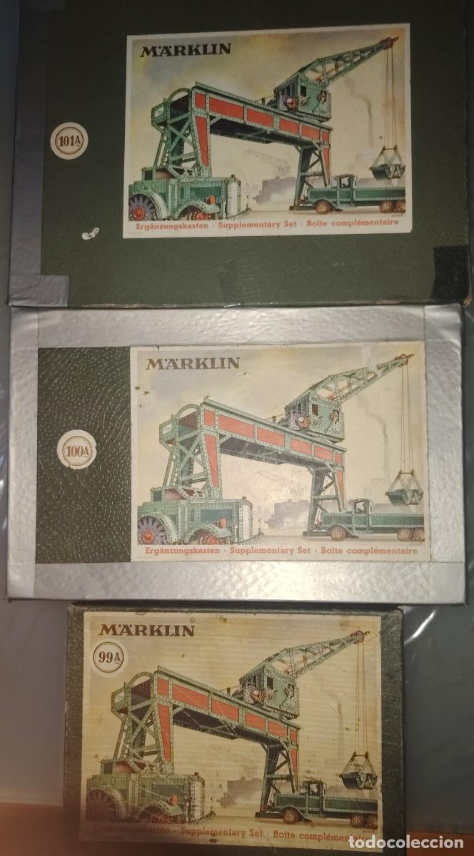 Construction games - Meccano: LOTE ANTIGUO MARKILIN MECANNO