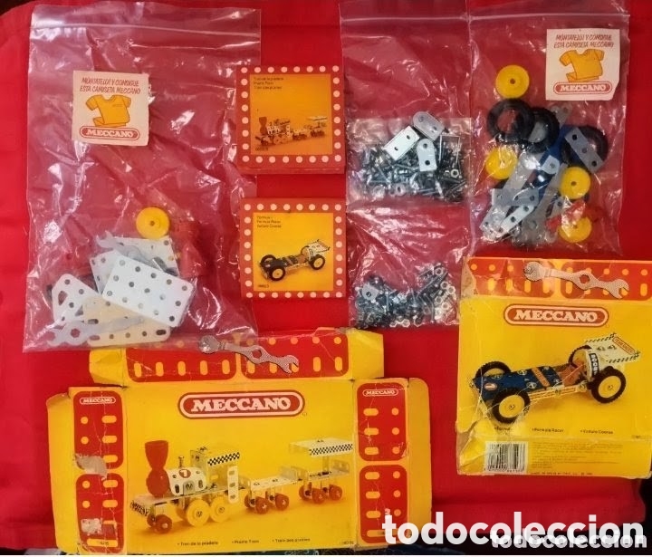Construction games - Meccano: especial MECCANO 2: TREN DE LA PRADERA 086205 + FORMULA 1 086113 AMBOS est&aacute;n SIN ESTRENAR ver fotos.