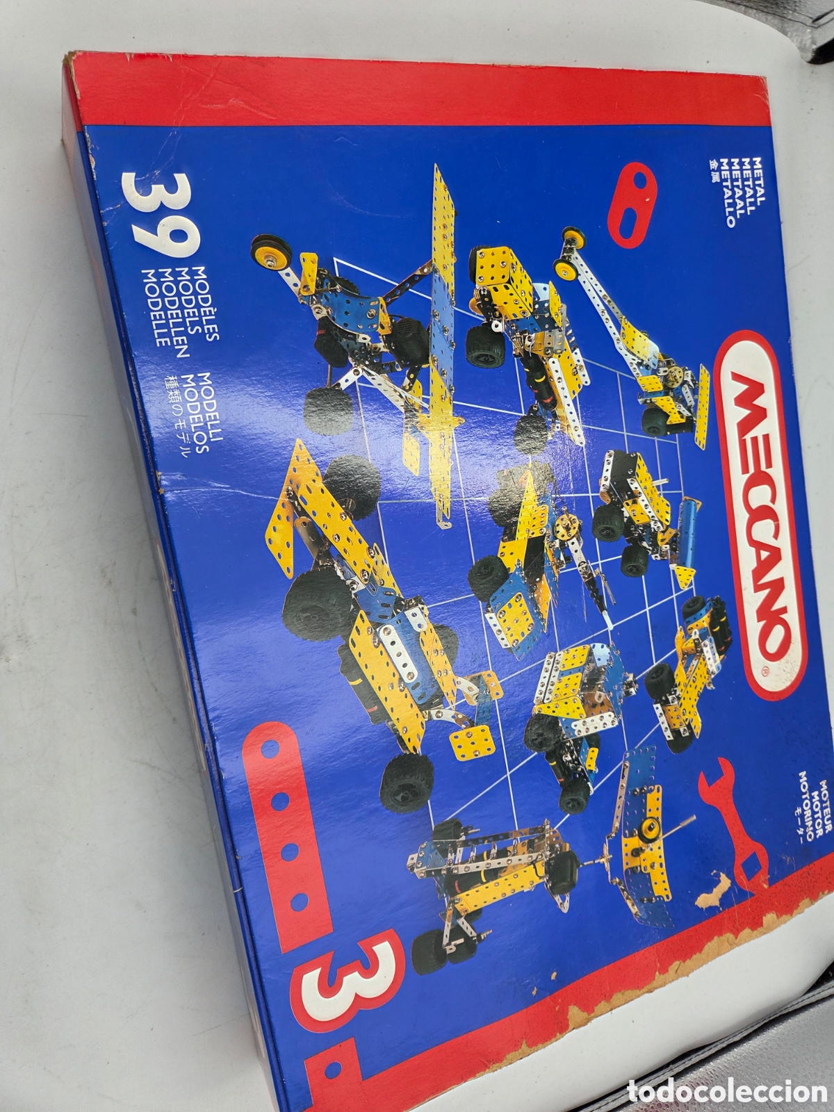 Juegos construcci&oacute;n - Meccano: CAJA DE MECCANO N&deg;3 usada - Foto 2