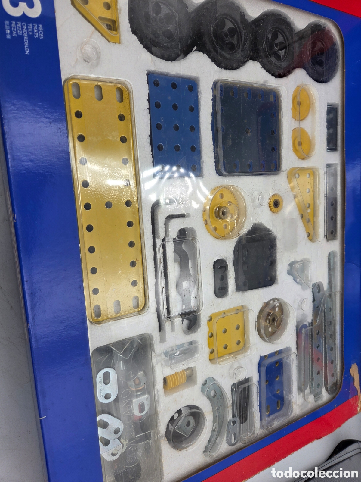 Juegos construcci&oacute;n - Meccano: CAJA DE MECCANO N&deg;3 usada - Foto 3