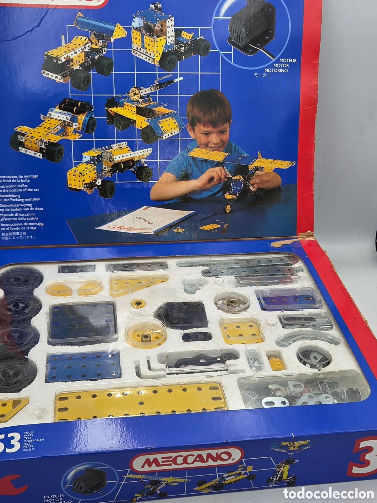 Construction games - Meccano: CAJA DE MECCANO N&deg;3 usada