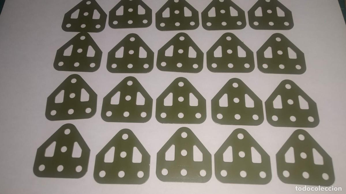 Juegos construcci&oacute;n - Meccano: Meccano. Parte 126a. Lote 20 Soportes planos