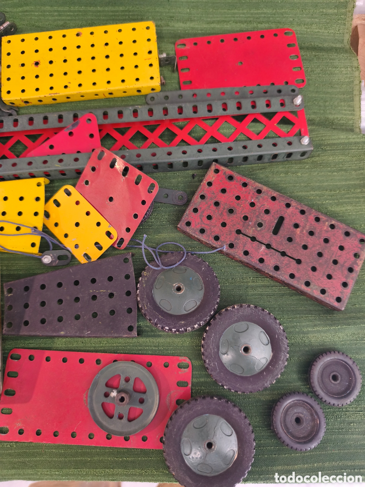 Juegos construcci&oacute;n - Meccano: Meccano lote de piezas - Foto 2