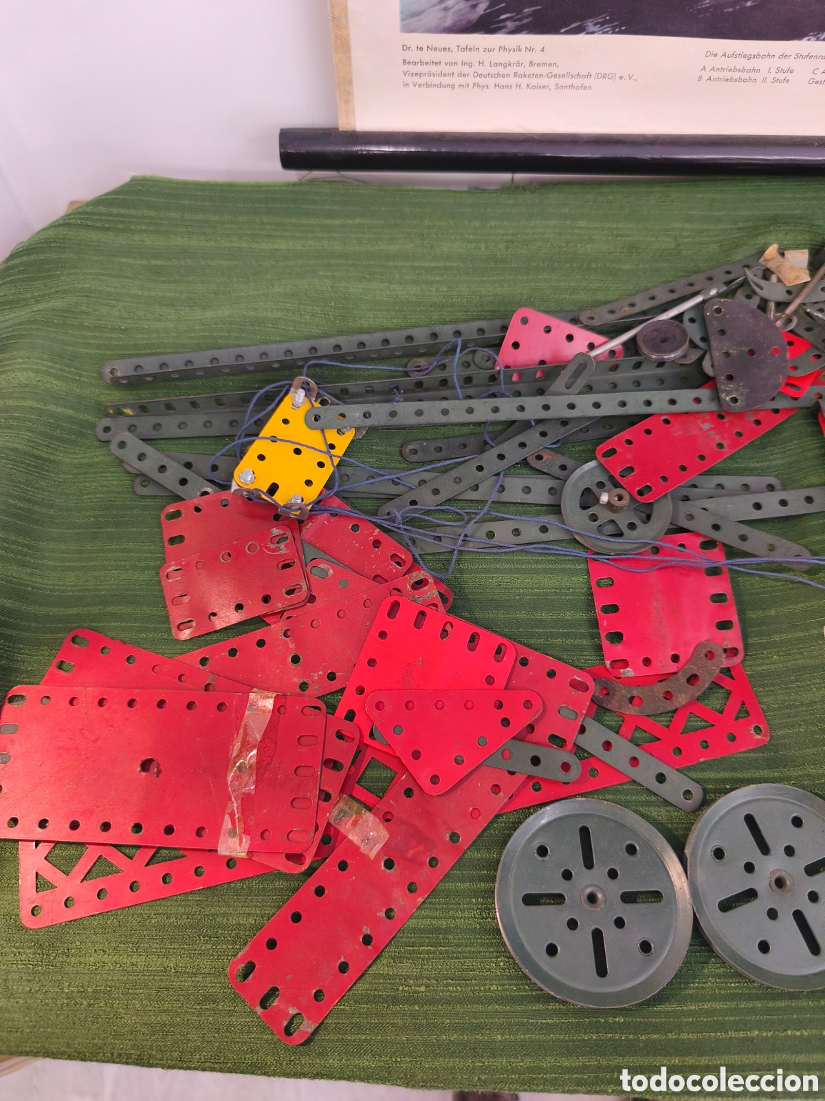 Juegos construcci&oacute;n - Meccano: Meccano lote de piezas - Foto 4