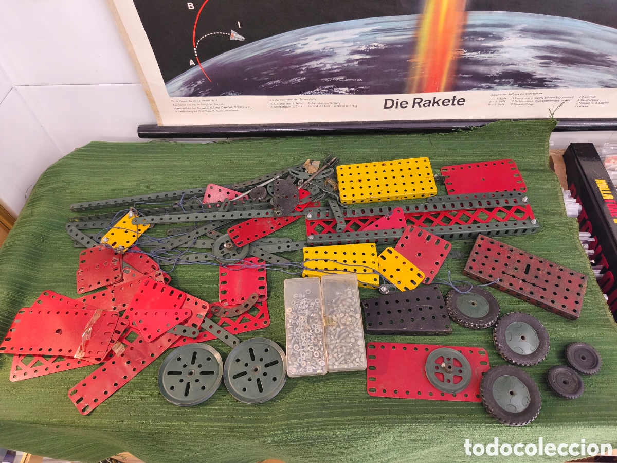 Jeux construction - Meccano: Meccano lote de piezas