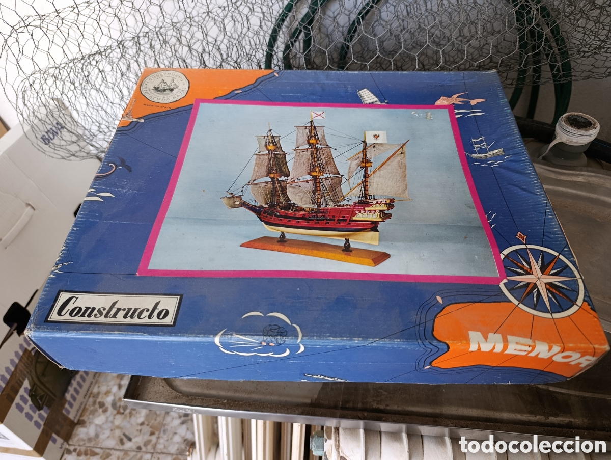 Juegos construcci&oacute;n - Meccano: Maqueta barco antiguo colecci&oacute;n