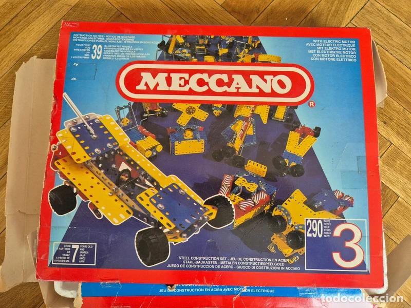 Juegos construcci&oacute;n - Meccano: Meccano Set 3 con motor el&eacute;ctrico