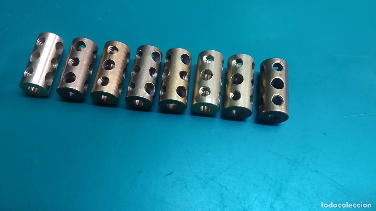 Juegos construcci&oacute;n - Meccano: Meccano parte n&ordm; 63. Lote 8 acoplamientos