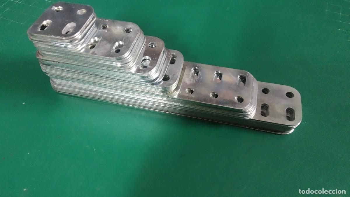 Juegos construcci&oacute;n - Meccano: Meccano parte n&ordm; 103. Lote 48 viguetas planas