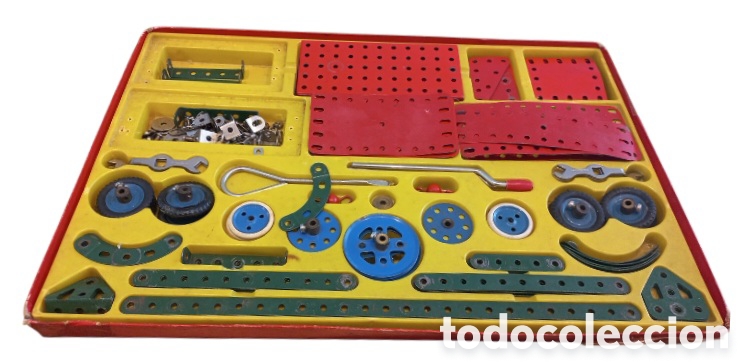 Jeux construction - Meccano: MECCANO N&ordm; 3 M . JUEGO DE CONSTRUCCI&Oacute;N A&Ntilde;O 1966