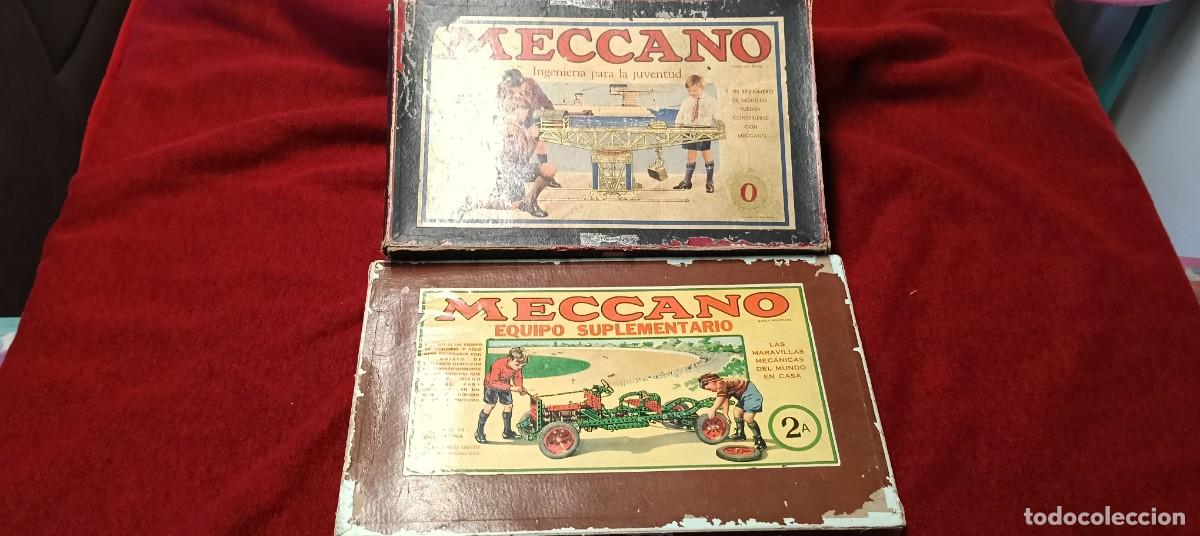 Juegos construcci&oacute;n - Meccano: MECCANO &rdquo; 0 &rdquo; CON INSTRUCCIONES Y MECCANO 2A EQUIPO COMPLEMENTARIO, VER DESCIPCION Y FOTOS