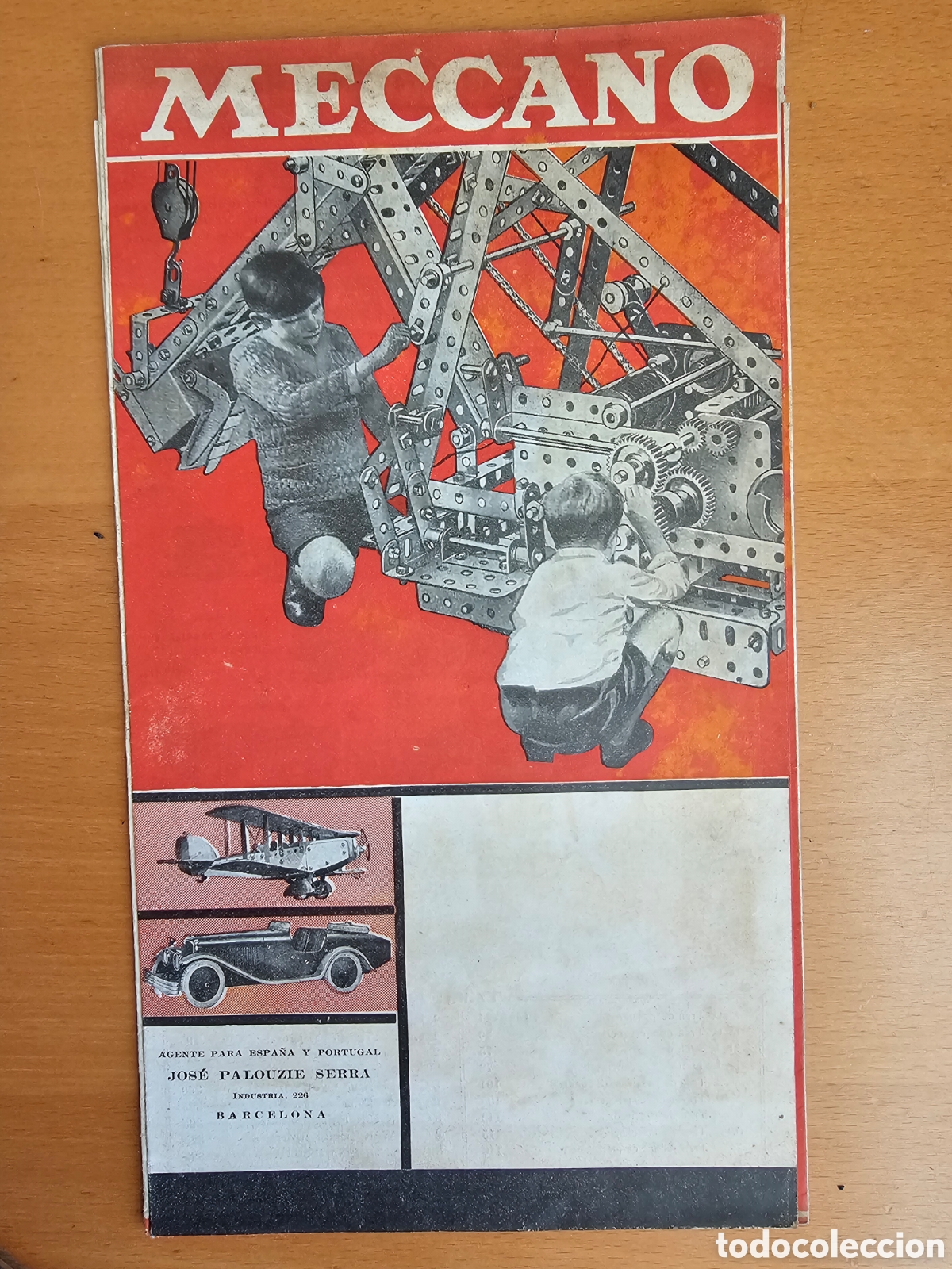 Juegos construcci&oacute;n - Meccano: Folleto catalogo de propaganda meccano y trenes Hornby a&ntilde;os 30