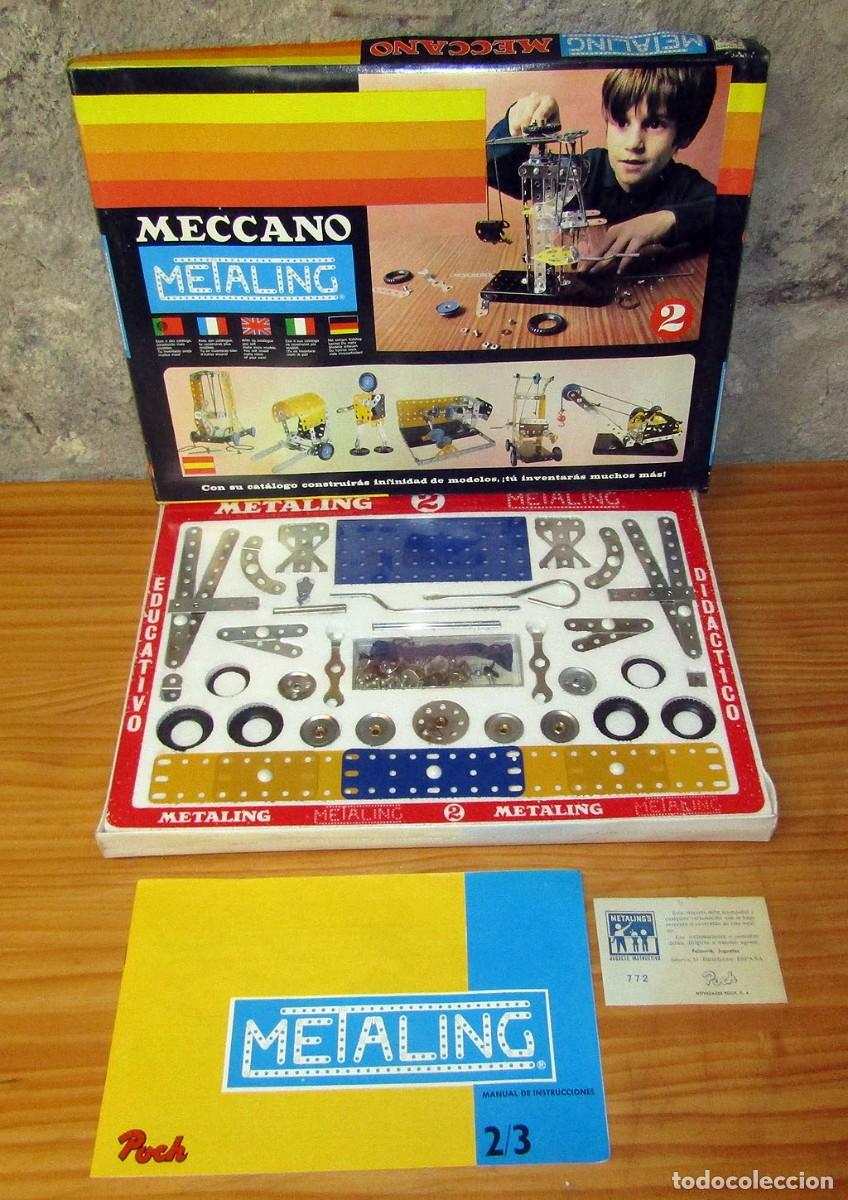Juegos construcci&oacute;n - Meccano: ANTIGUO MECCANO METALING 2 DE NOVEDADES POCH - NUEVO Y PRECINTADO - A&Ntilde;O 1977