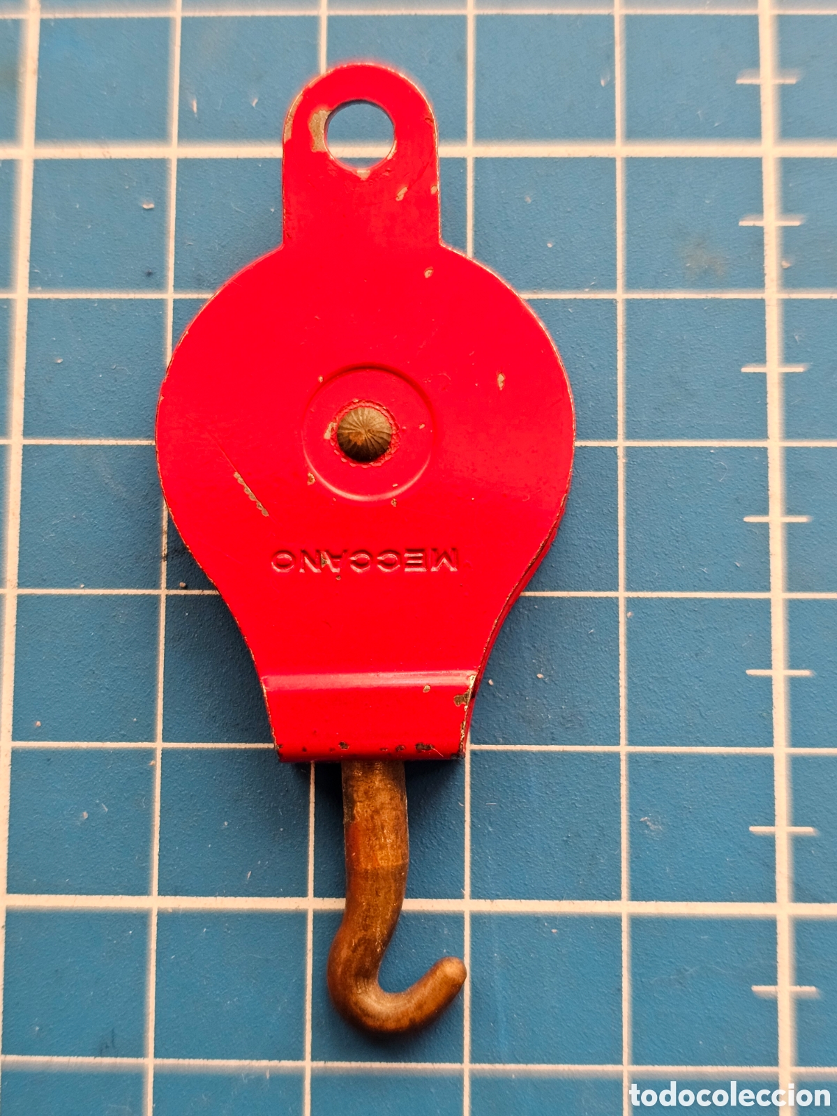 Juegos construcci&oacute;n - Meccano: Polea simple Meccano. Pieza 151 Made in England