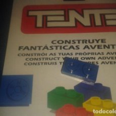 Juegos construcción - Tente: TENTE PLACA 1X2 AZUL FUERTE