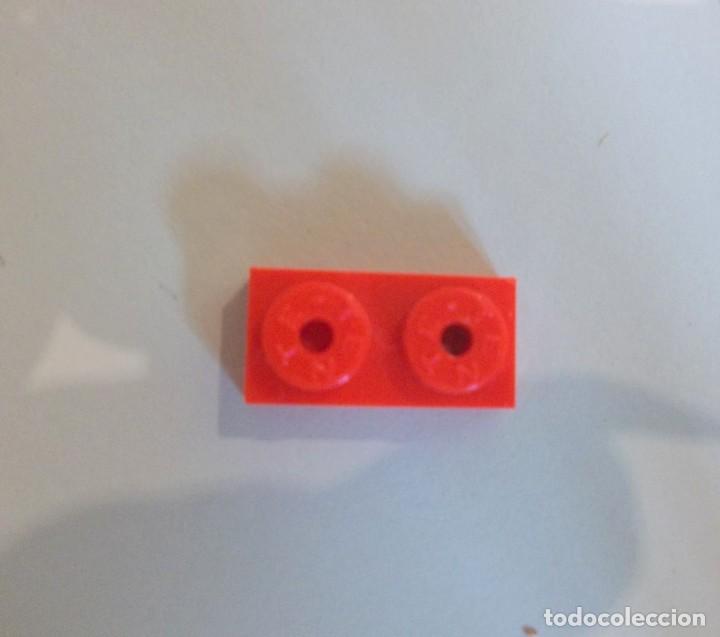 Juegos construcci&oacute;n - Tente: Pieza Tente placa rectangular 1x2 rojo - Foto 1
