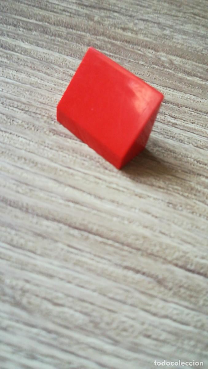 Juegos construcci&oacute;n - Tente: Tente cu&ntilde;a roja 1x2 &aacute;ngulo biselado - Foto 1