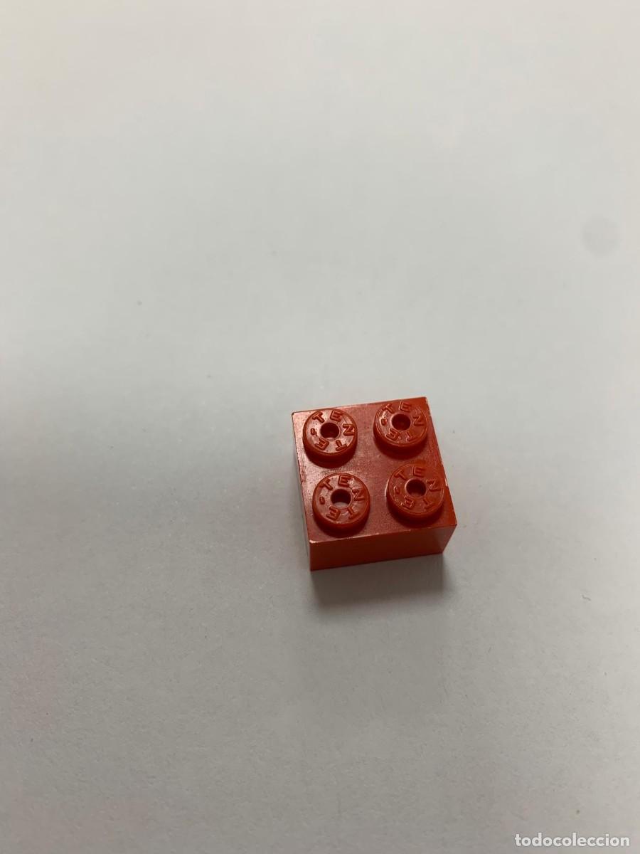 Juegos construcci&oacute;n - Tente: Tente bloque 2x2 rojo - Foto 1