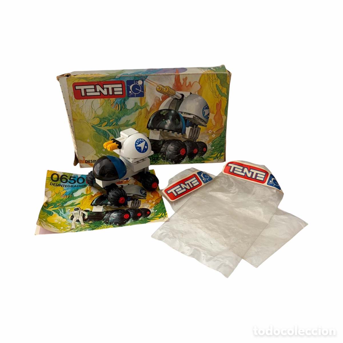 Juegos construcci&oacute;n - Tente: Tente Desintegrador de Rayos Laser ref. 0650 con caja, instrucciones y bolsas originales