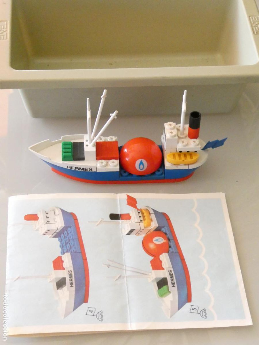 Juegos construcci&oacute;n - Tente: JUEGO JUGUETE TENTE EXIN. BARCO COMBI. BUQUE BUTANERO HERMES