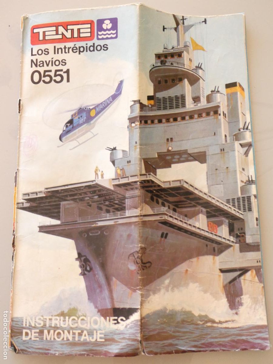 Juegos construcci&oacute;n - Tente: INSTRUCCIONES DE MONTAJE TENTE EXIN SERIE MAR OCEANIS 0551 LOS INTR&Eacute;PIDOS NAV&Iacute;OS. 70GR