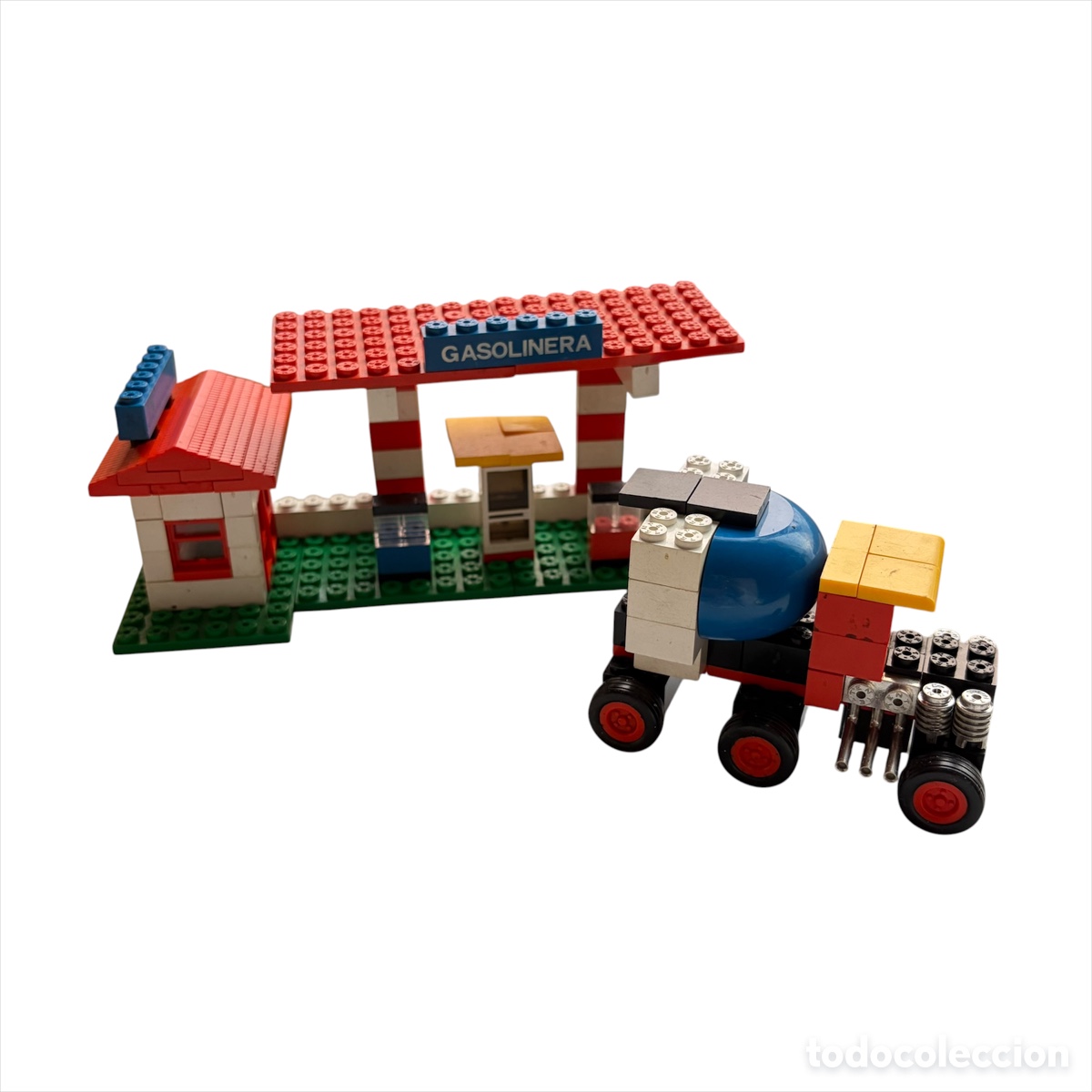 Juegos construcci&oacute;n - Tente: TENTE EL MUNDO DE LA RUTA - GASOLINERA Y CAMI&Oacute;N DRAGSTER CISTERNA - REF 553 - EXIN 0553