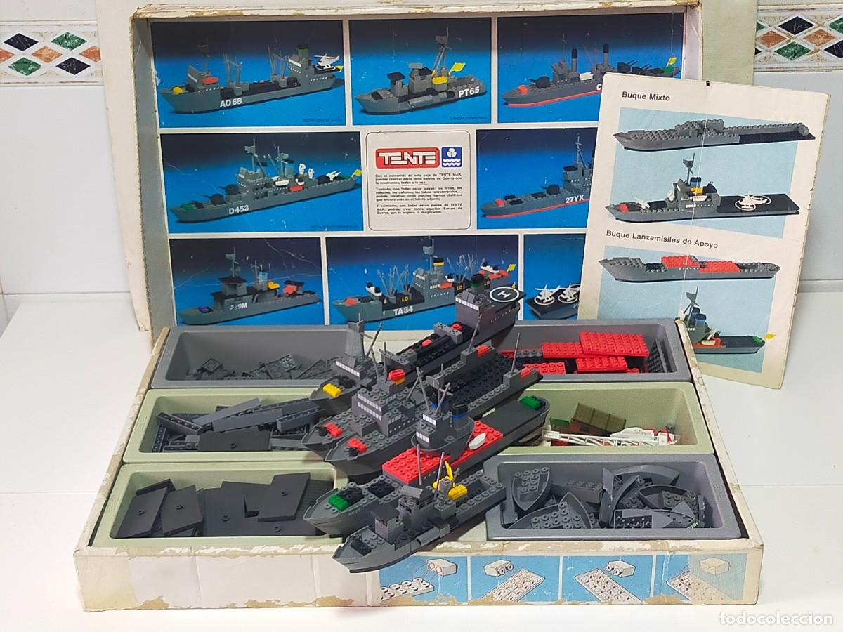 Juegos construcci&oacute;n - Tente: TENTE MAR (EXIN) - Caja: Los Intr&eacute;pidos Navios (Buques de Guerra) Ref 0551 - Mas de 750 Piezas