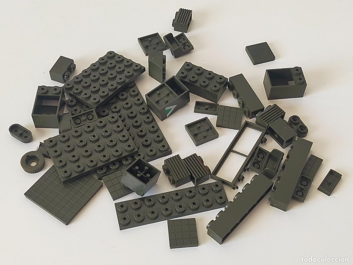 Juegos construcci&oacute;n - Tente: TENTE SCORPION (EXIN) - Lote de piezas, color verde / caqui - Original Exin.