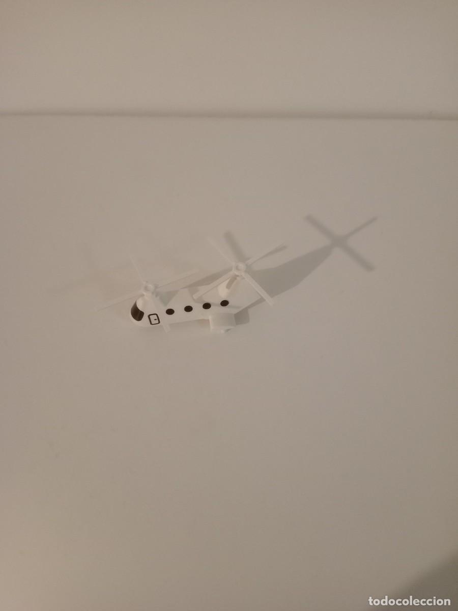 Juegos construcci&oacute;n - Tente: Tente helicoptero doble rotor h&eacute;lices blancas