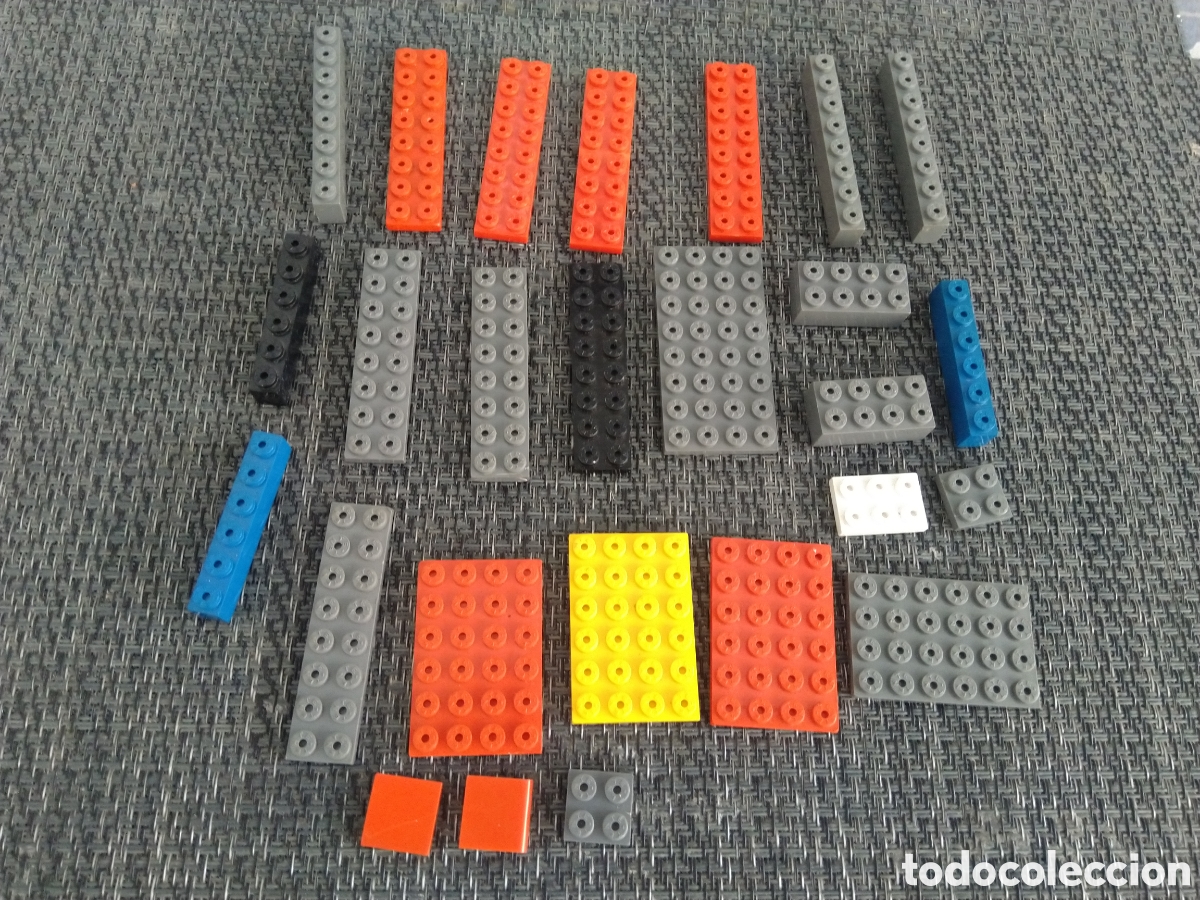 Juegos construcci&oacute;n - Tente: LOTE 26 PIEZAS TENTE VARIOS COLORES ROJO GRIS AMARILLO AZUL BLANCO