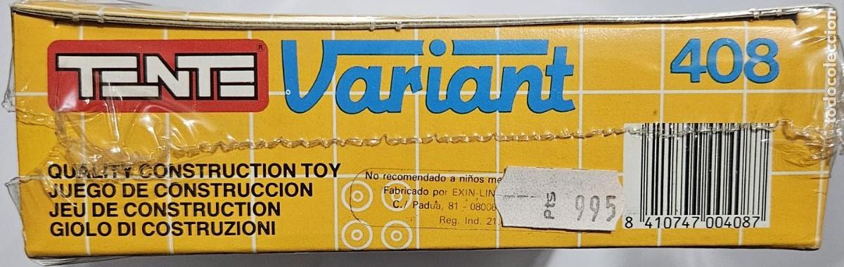 Juegos construcci&oacute;n - Tente: TENTE VARIANT PRECINTADO 408 - Foto 3