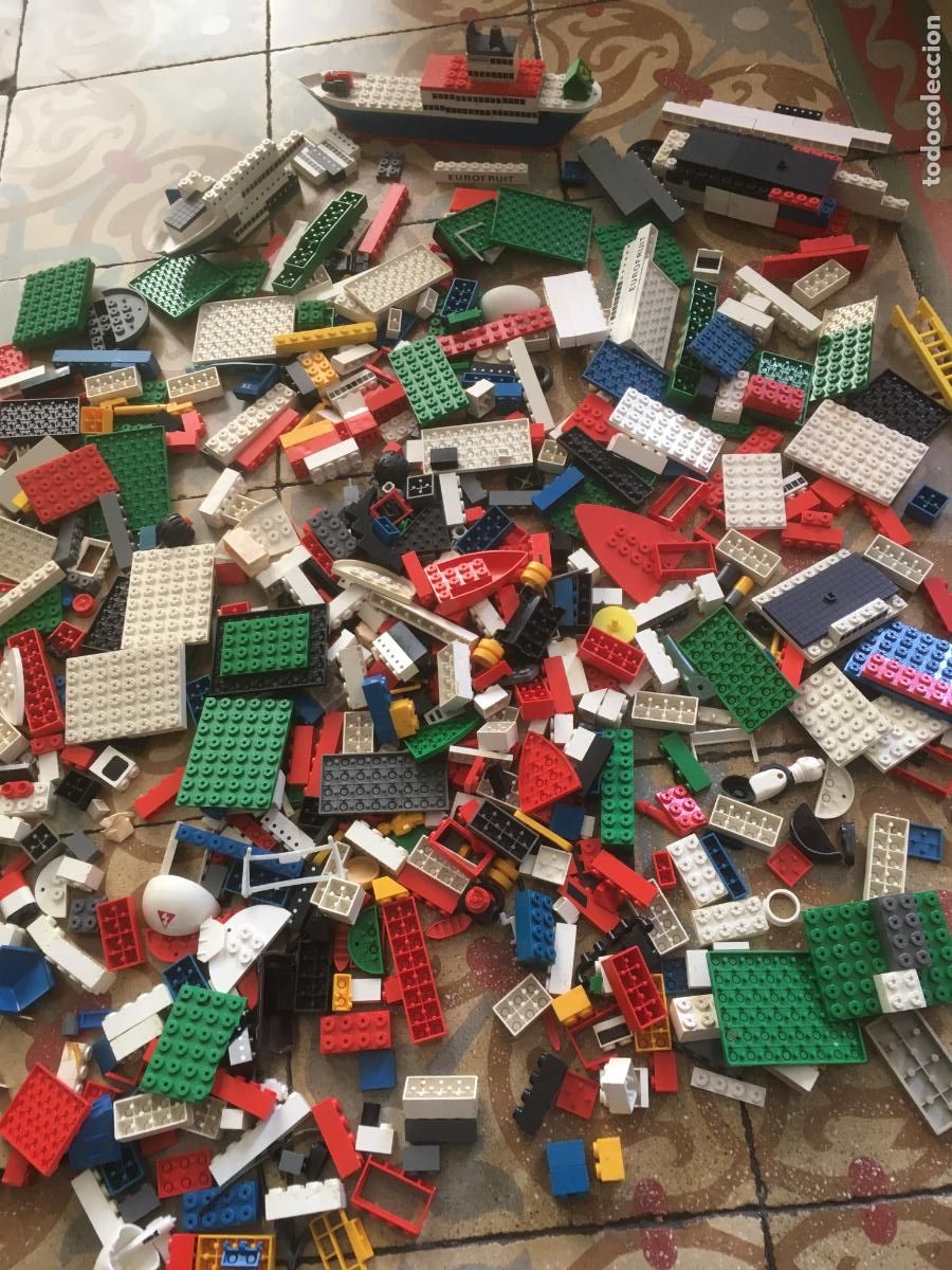 Jogos constru&ccedil;&atilde;o - Tente: tente lote variado barcos etc 1,3 kilos