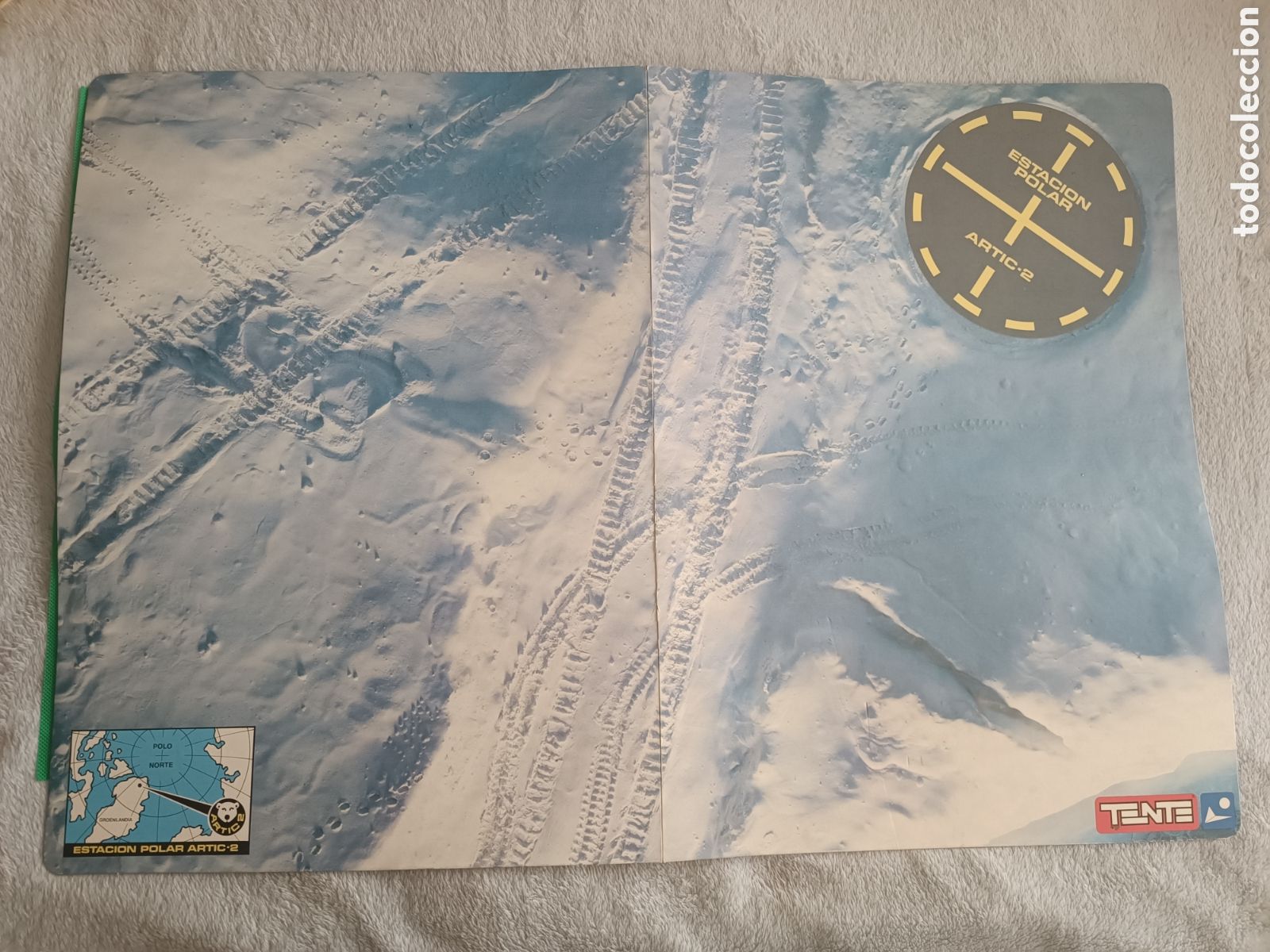 Jogos constru&ccedil;&atilde;o - Tente: Cart&oacute;n Tente Estaci&oacute;n Polar Artic-2 35 x 64 cm doble