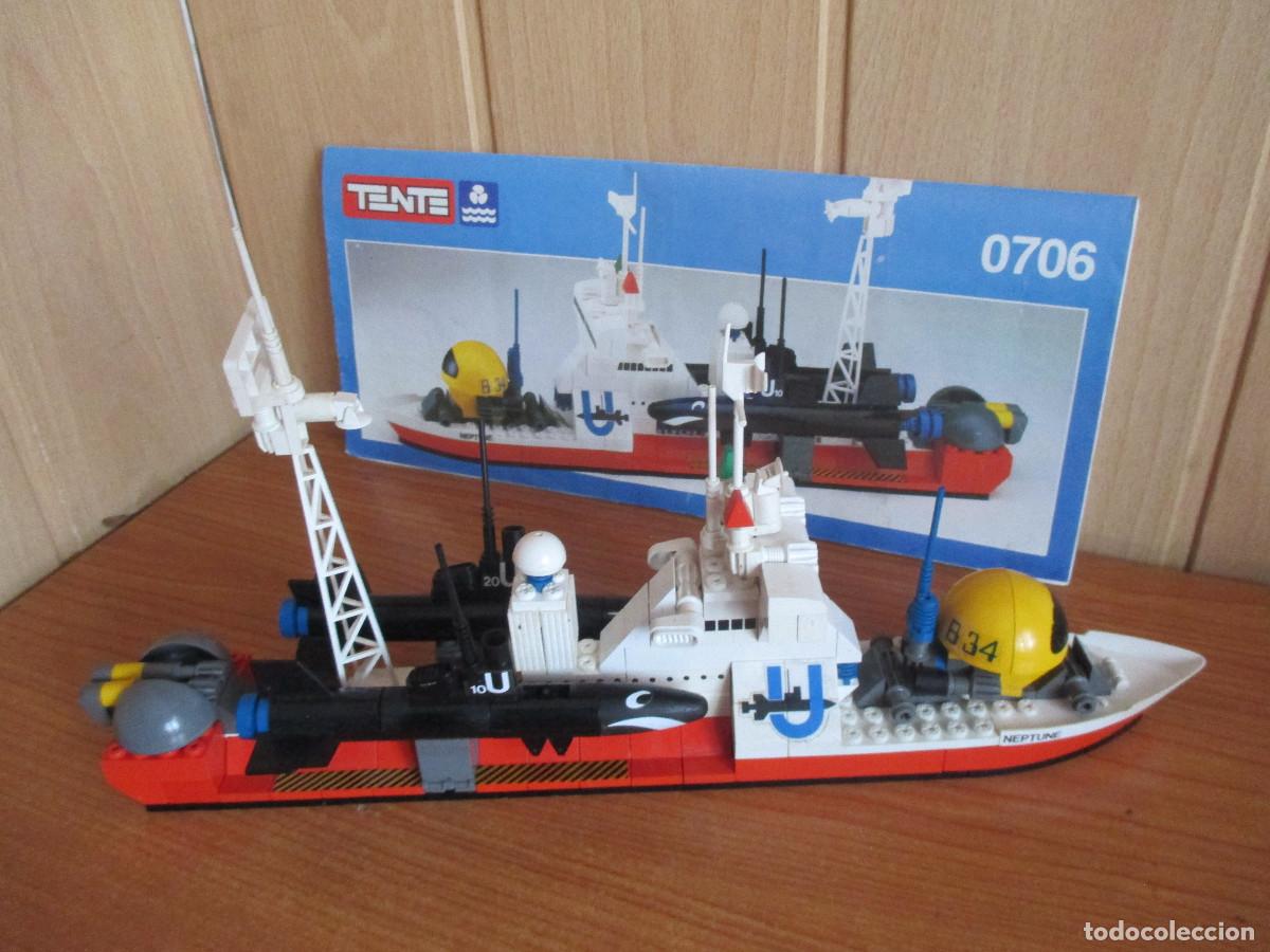Juegos construcci&oacute;n - Tente: TENTE : REF. 0706 BARCO NEPTUNE CON LAS INSTRUCCIONES ORIGINALES