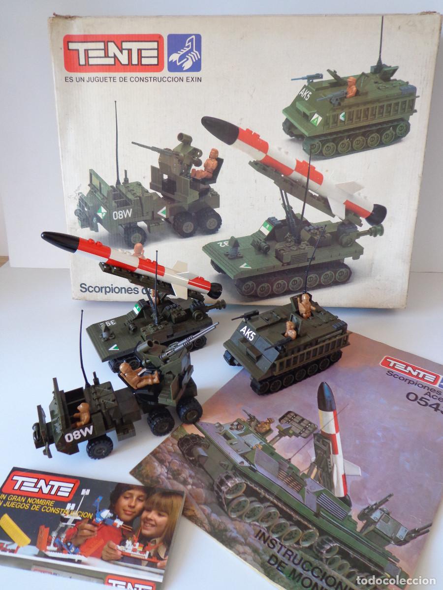 Juegos construcci&oacute;n - Tente: Tente Exin 0543 Scorpiones de Acero COMPLETO + CAJA + INSTRUCCIONES + FOLLETO
