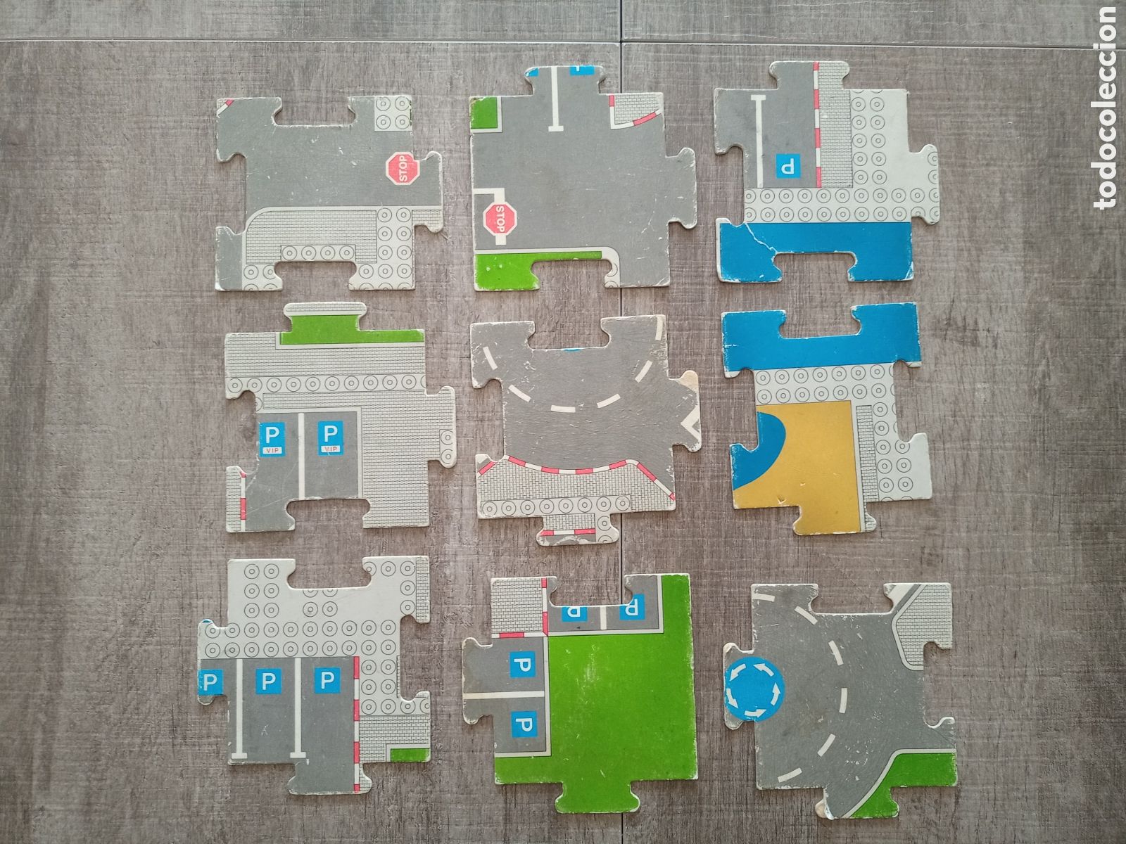 Spielzeug zum Bauen - Tente: 9 bases tente micro n&deg; 429 original a&ntilde;os 70 80 de cart&oacute;n