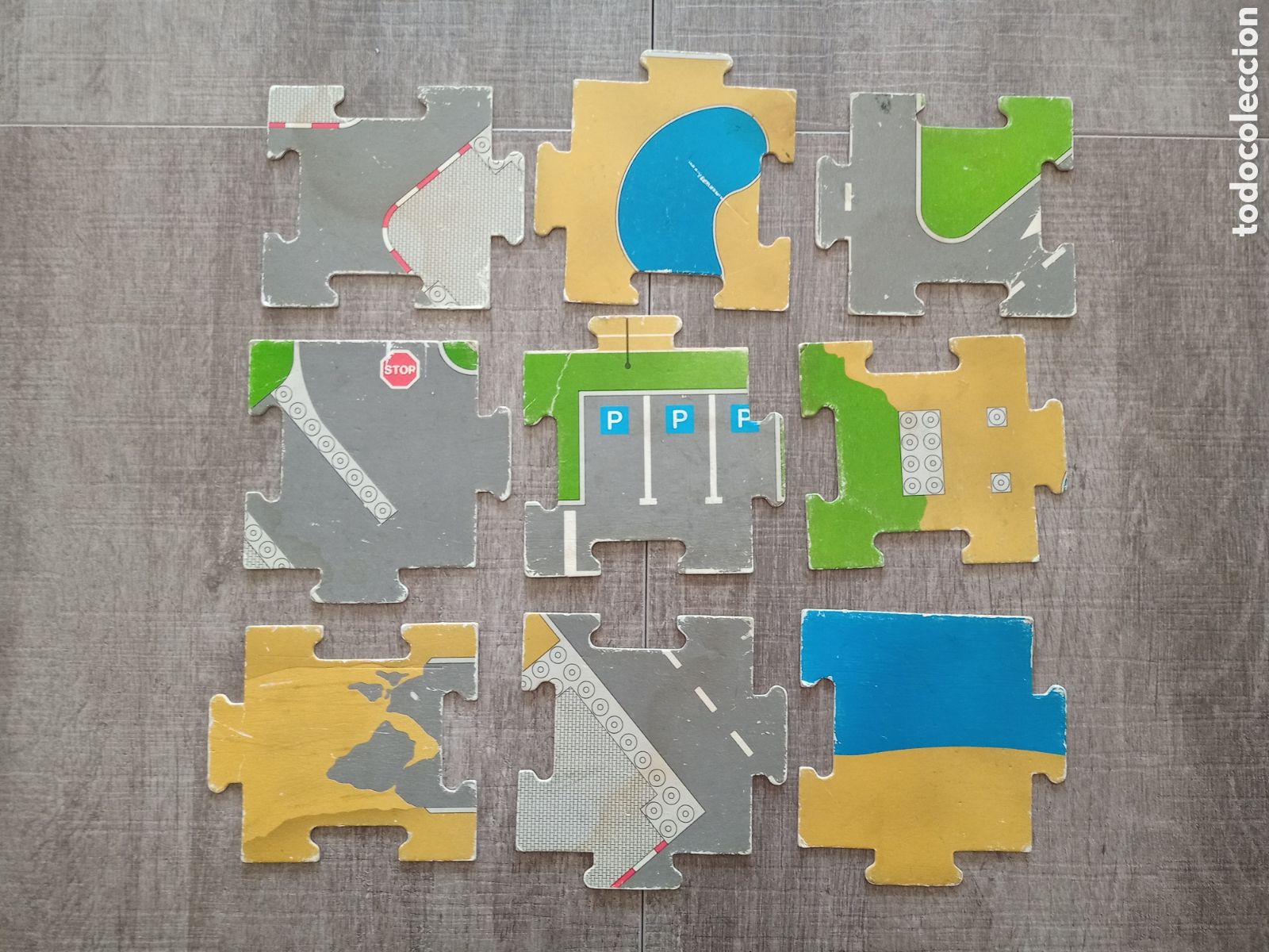 Spielzeug zum Bauen - Tente: 9 bases tente micro 0429 de cart&oacute;n original a&ntilde;os 70 80