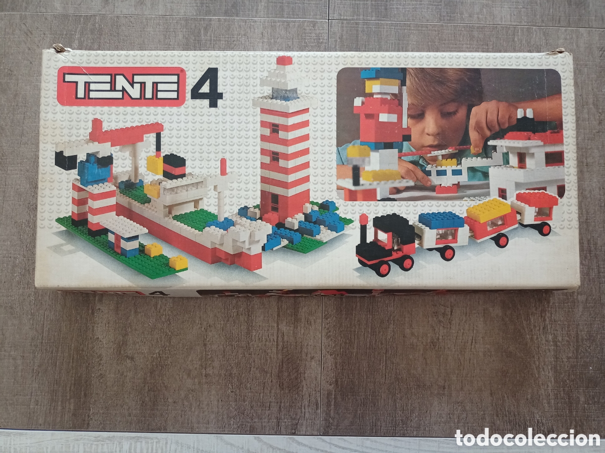 Juegos construcci&oacute;n - Tente: Caja tente n&deg; 4 ref 0404 original a&ntilde;os 70 80