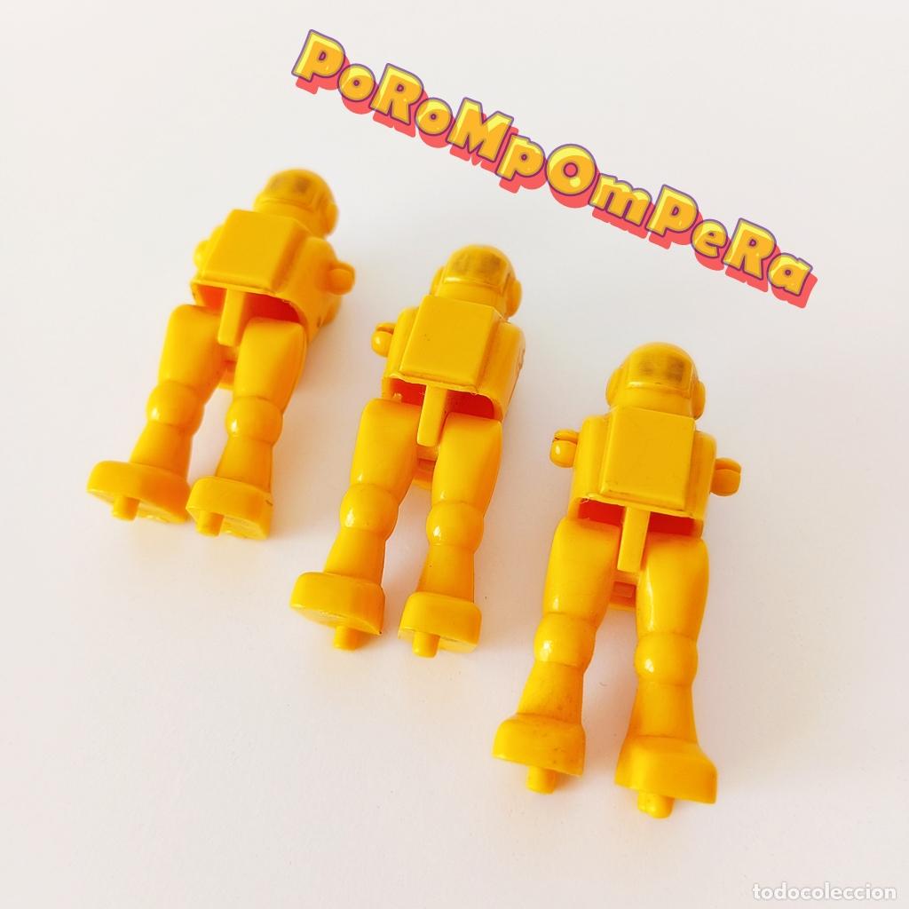 Juegos construcci&oacute;n - Tente: TENTE Lote x3 Figura Astronauta cl&aacute;sico amarillo EXIN