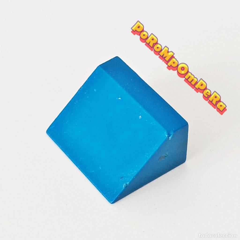 Juegos construcci&oacute;n - Tente: TENTE Bloque inclinado inferior puntiguado azul pico EXIN