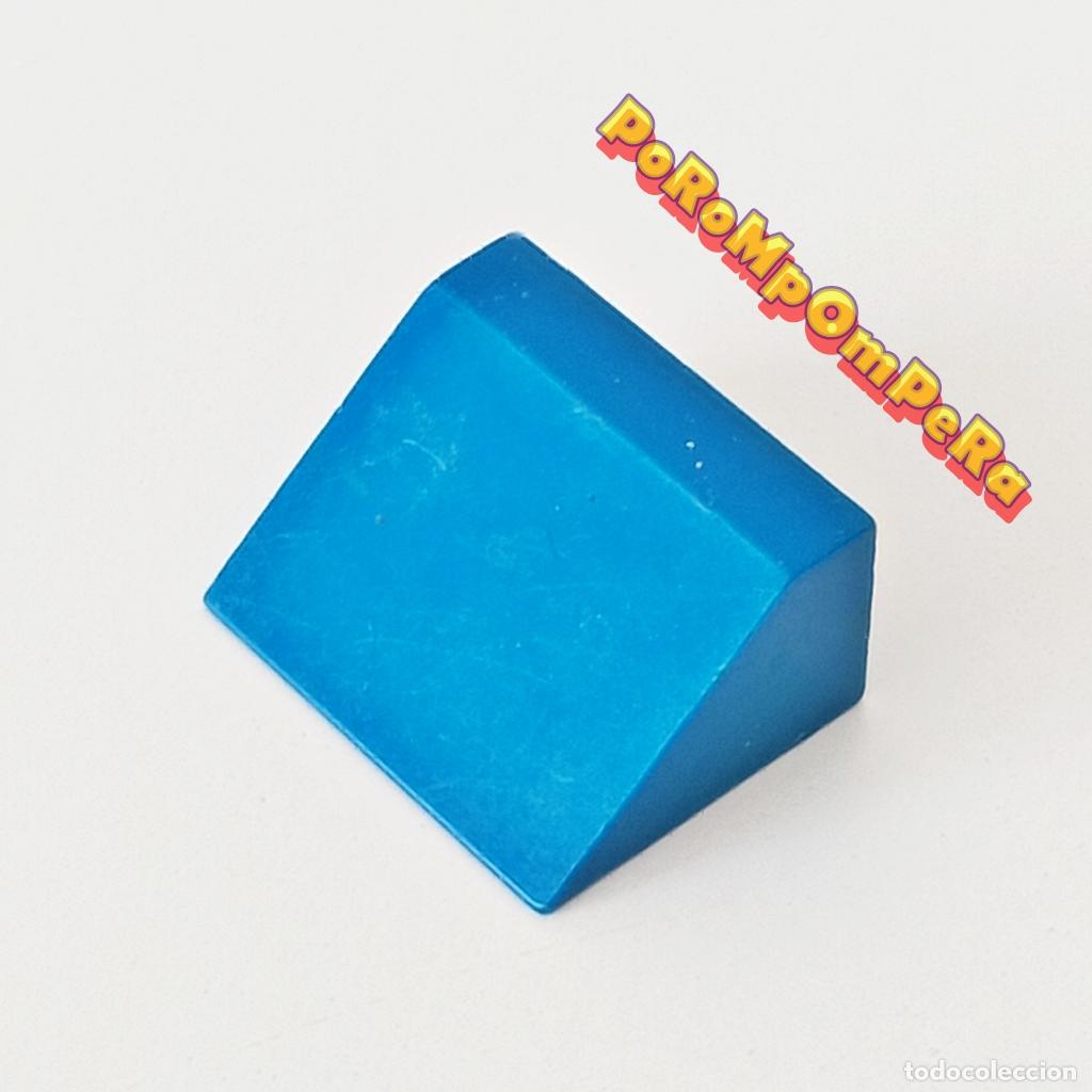 Juegos construcci&oacute;n - Tente: TENTE Bloque inclinado inferior puntiguado azul pico EXIN