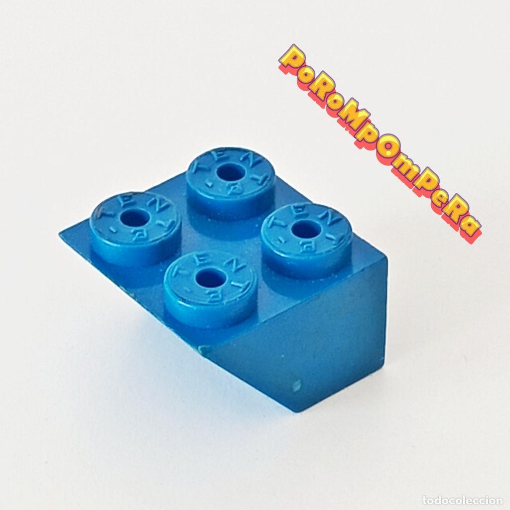 Juegos construcci&oacute;n - Tente: TENTE Cu&ntilde;a inclinada superior bloque puntiguado azul pico EXIN
