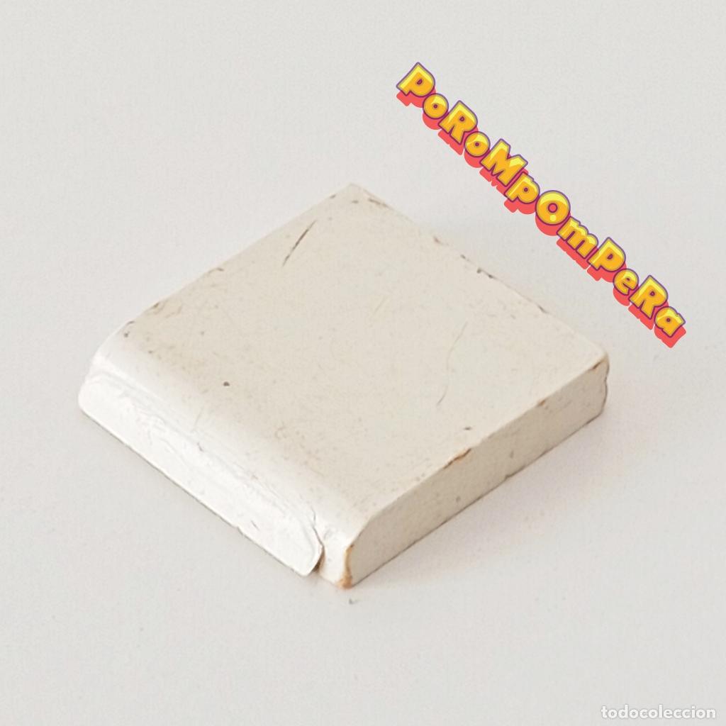 Juegos construcci&oacute;n - Tente: TENTE Baldosa redondeada blanca 2x2 cuadrado liso EXIN